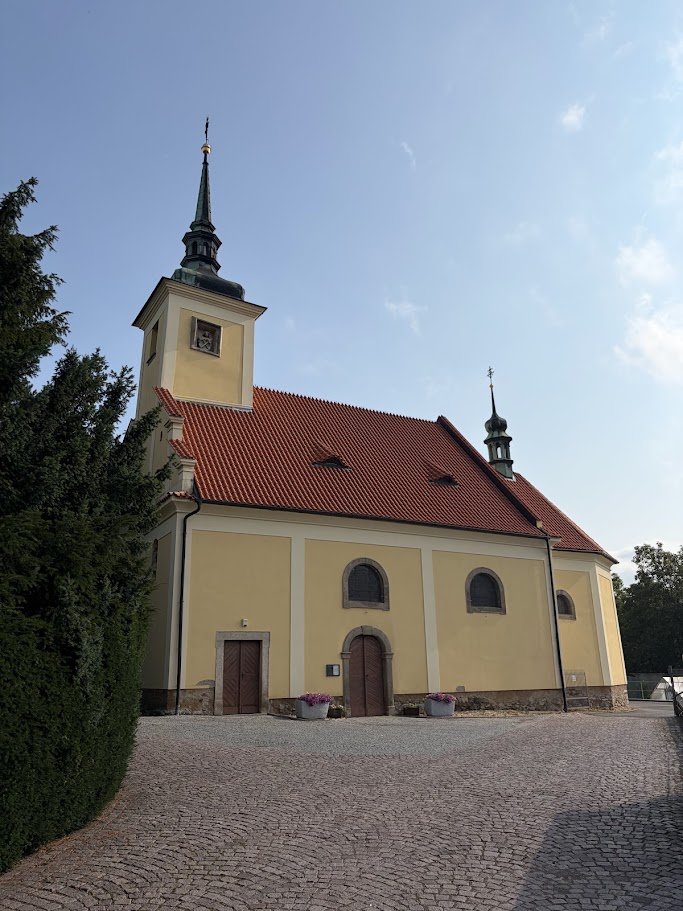 Logo hřbitovní kostel Všech svatých